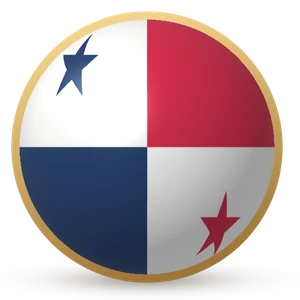 Esfera com a bandeira: Panamá