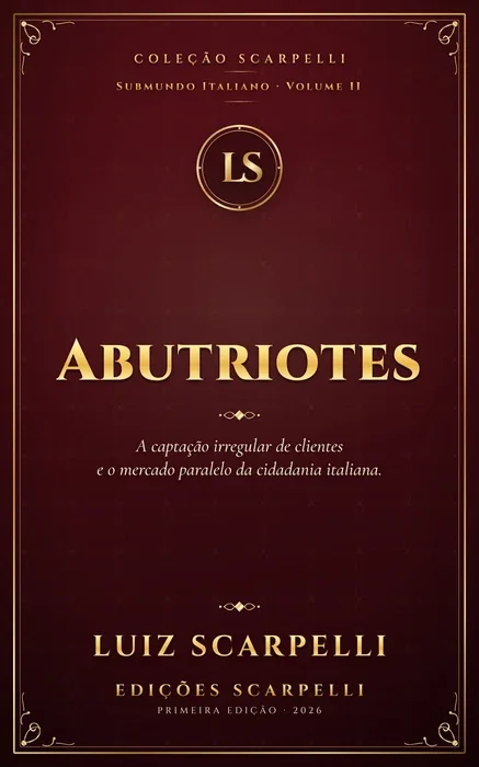 Capa do livro Abutriotes, de Luiz Scarpelli