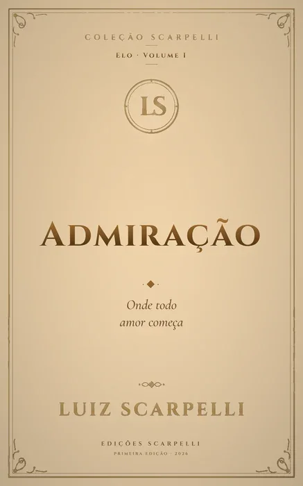 Capa do livro Admiração, de Luiz Scarpelli