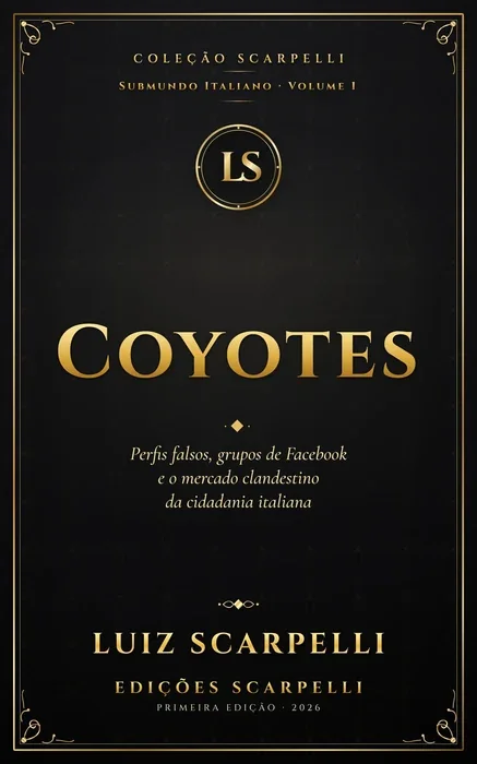 Capa do livro Coyotes, de Luiz Scarpelli
