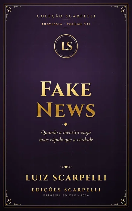 Capa do livro Fake News, de Luiz Scarpelli