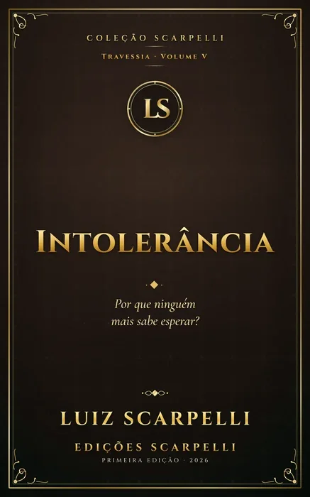 Capa do livro Intolerância, de Luiz Scarpelli