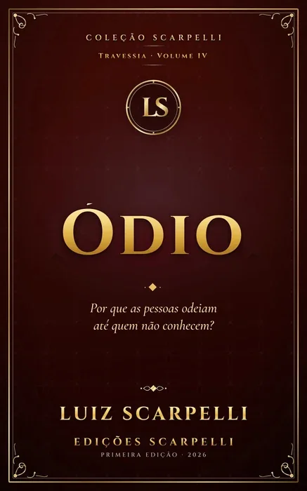 Capa do livro Ódio, de Luiz Scarpelli