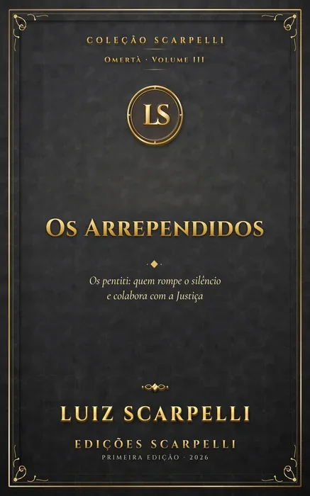 Capa do livro Os Arrependidos, de Luiz Scarpelli