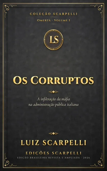 Capa do livro Os Corruptos, de Luiz Scarpelli