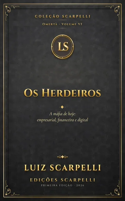 Capa do livro Os Herdeiros, de Luiz Scarpelli