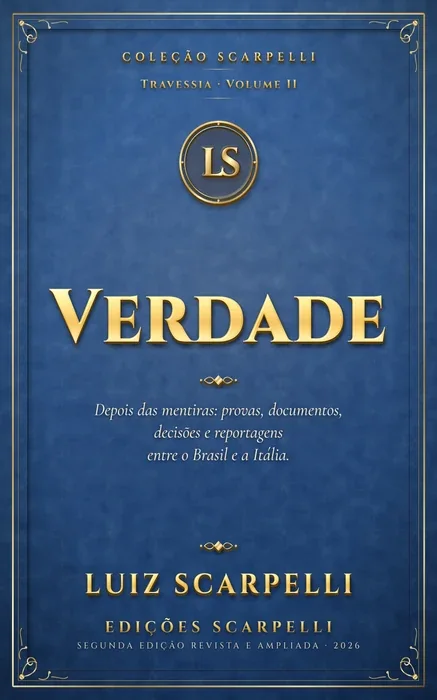 Capa do livro Verdade, de Luiz Scarpelli
